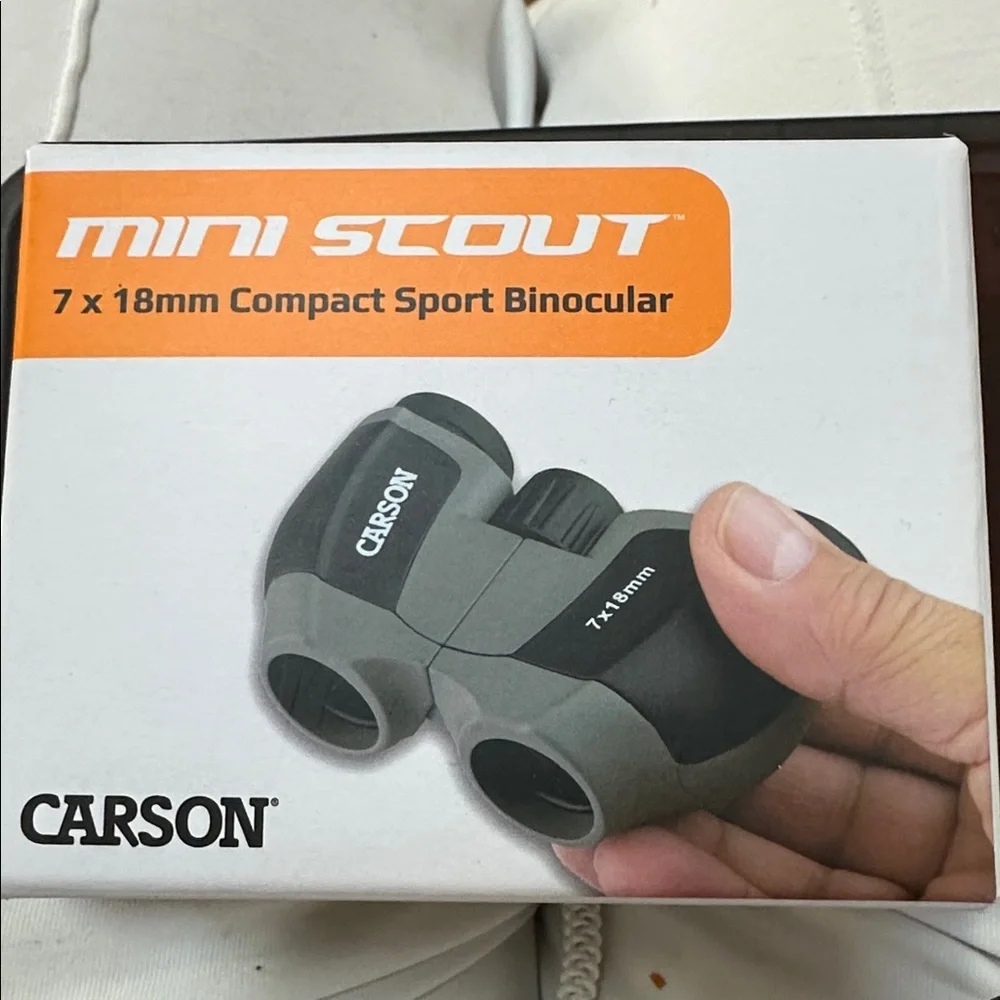 Mini Scout 7x18mm Compact Sport Binoculars - Black and Gray
